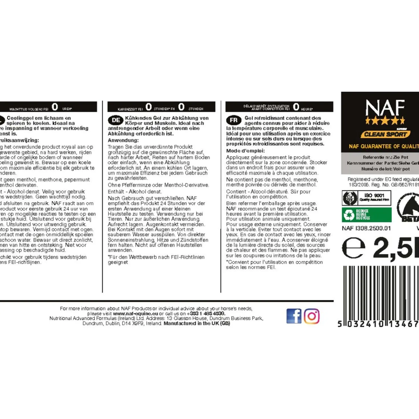 NAF Ice Cool Gel