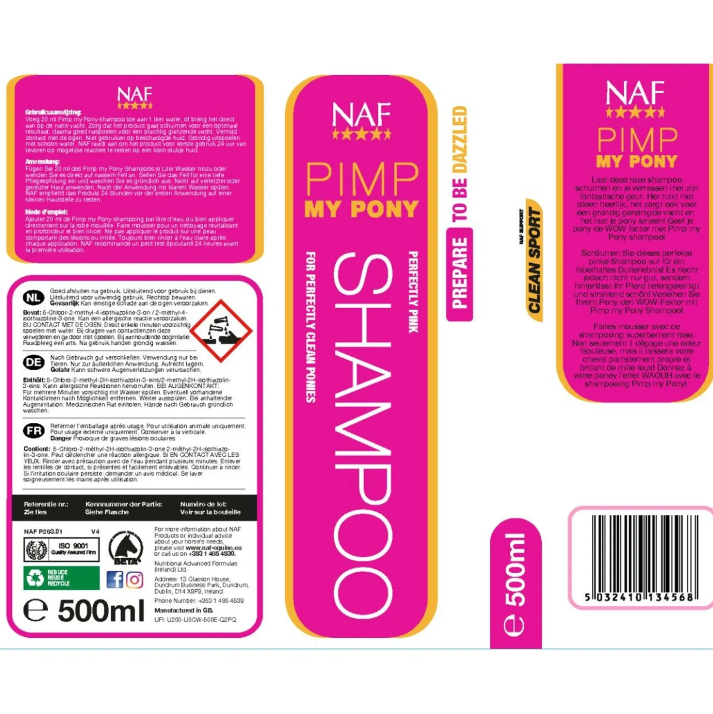 NAF Pimp My Pony Shampoo Roze