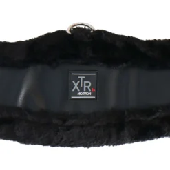 Norton Dressuursingel XTR Synthetisch Schapenvacht Zwart