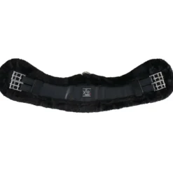 Norton Dressuursingel XTR Synthetisch Schapenvacht Zwart