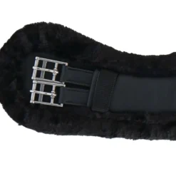 Norton Dressuursingel XTR Synthetisch Schapenvacht Zwart