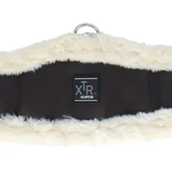 Norton Dressuursingel XTR Synthetisch Schapenvacht Havana/Crème