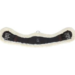 Norton Dressuursingel XTR Synthetisch Schapenvacht Havana/Crème