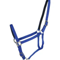 Norton Halster Nylon met Leer Gevoerd Royal Blue