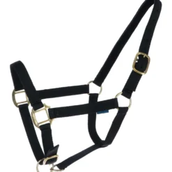 Norton Halster Nylon met Leer Gevoerd Zwart