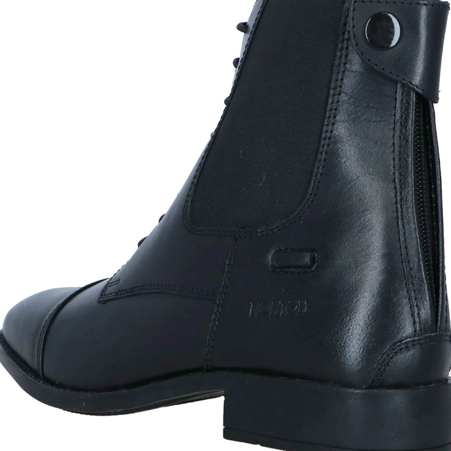 Norton Jodhpurs Lacets Gevoerd Zwart