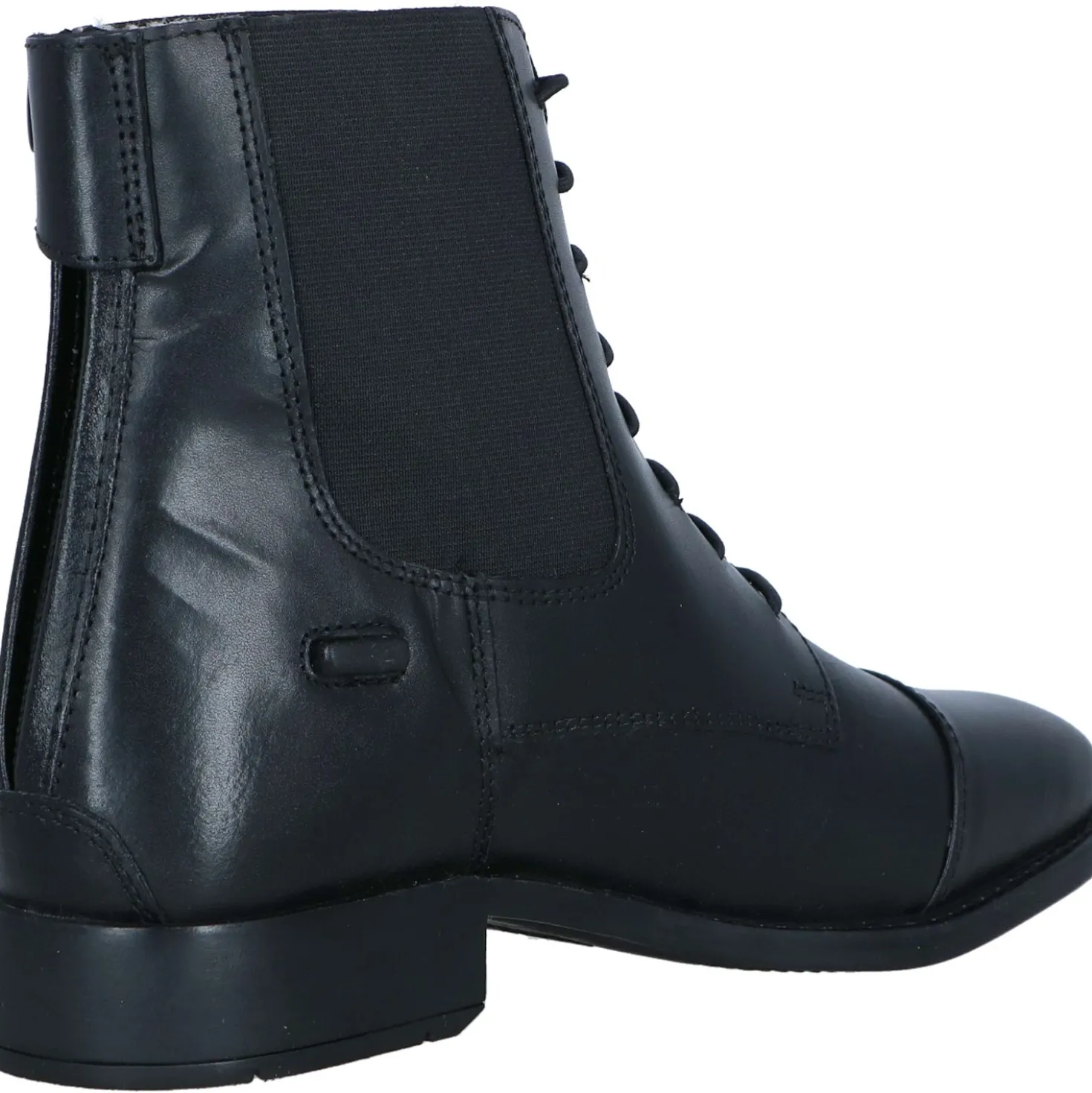 Norton Jodhpurs Lacets Gevoerd Zwart