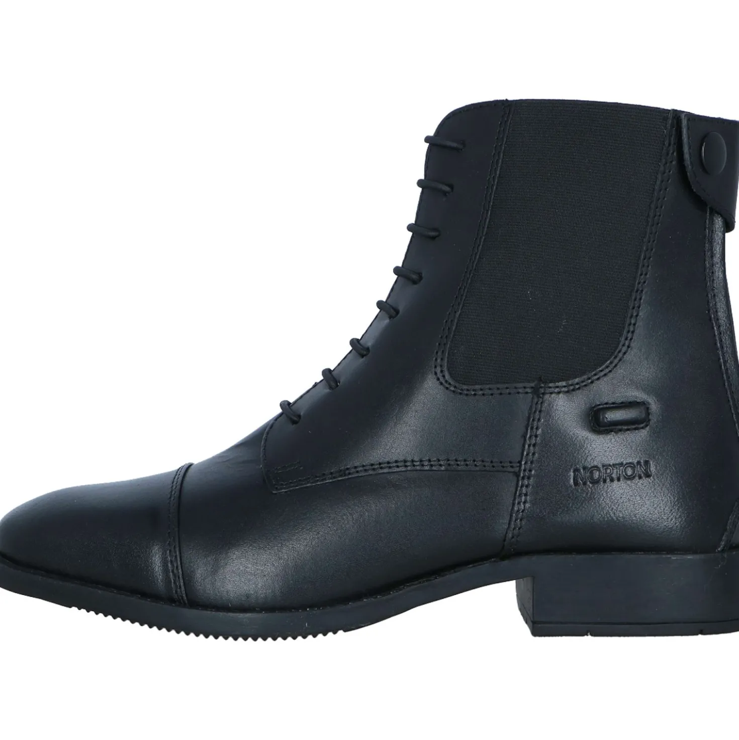 Norton Jodhpurs Lacets Gevoerd Zwart