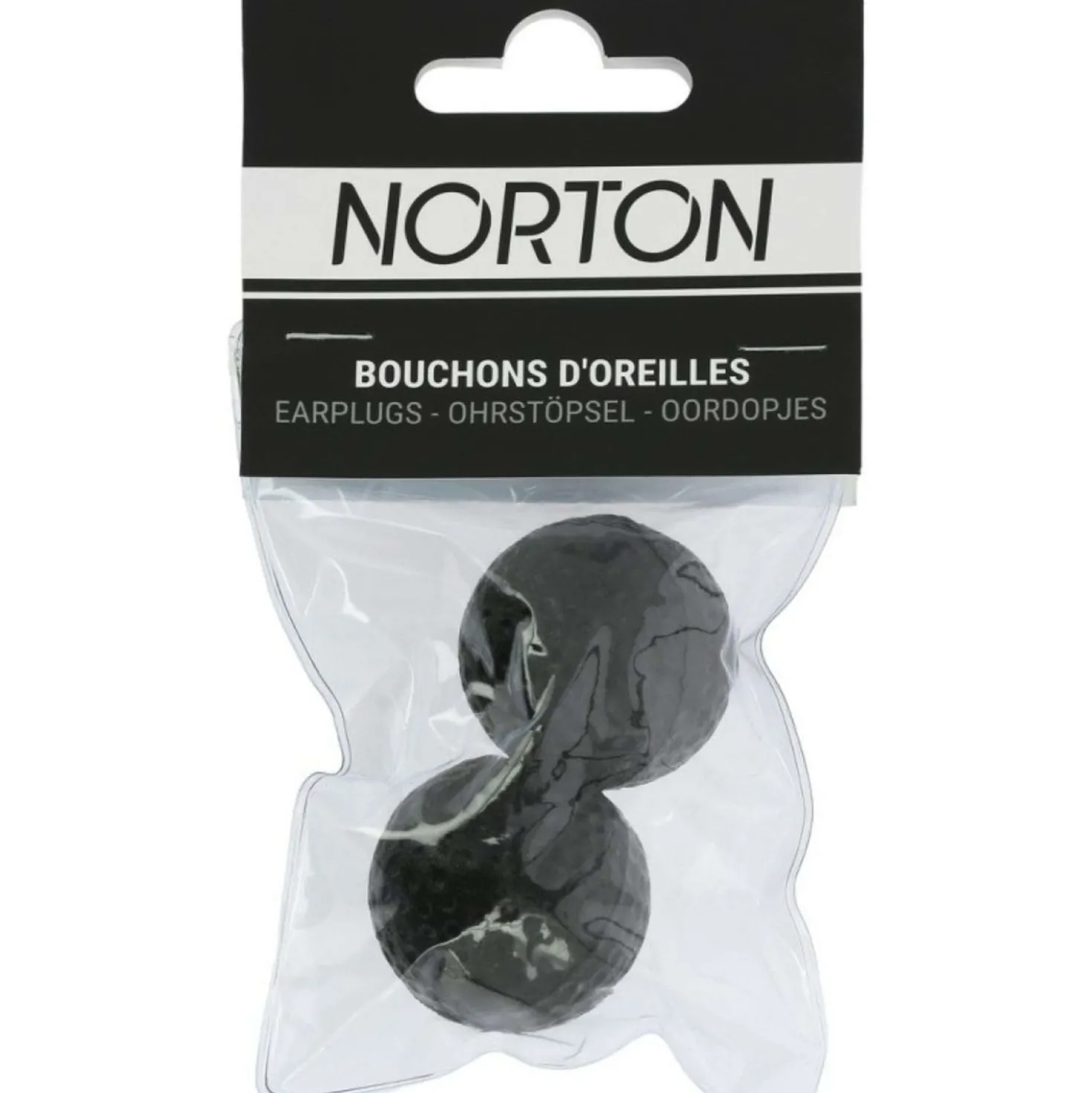 Norton Oordoppen Horse per Paar Zwart