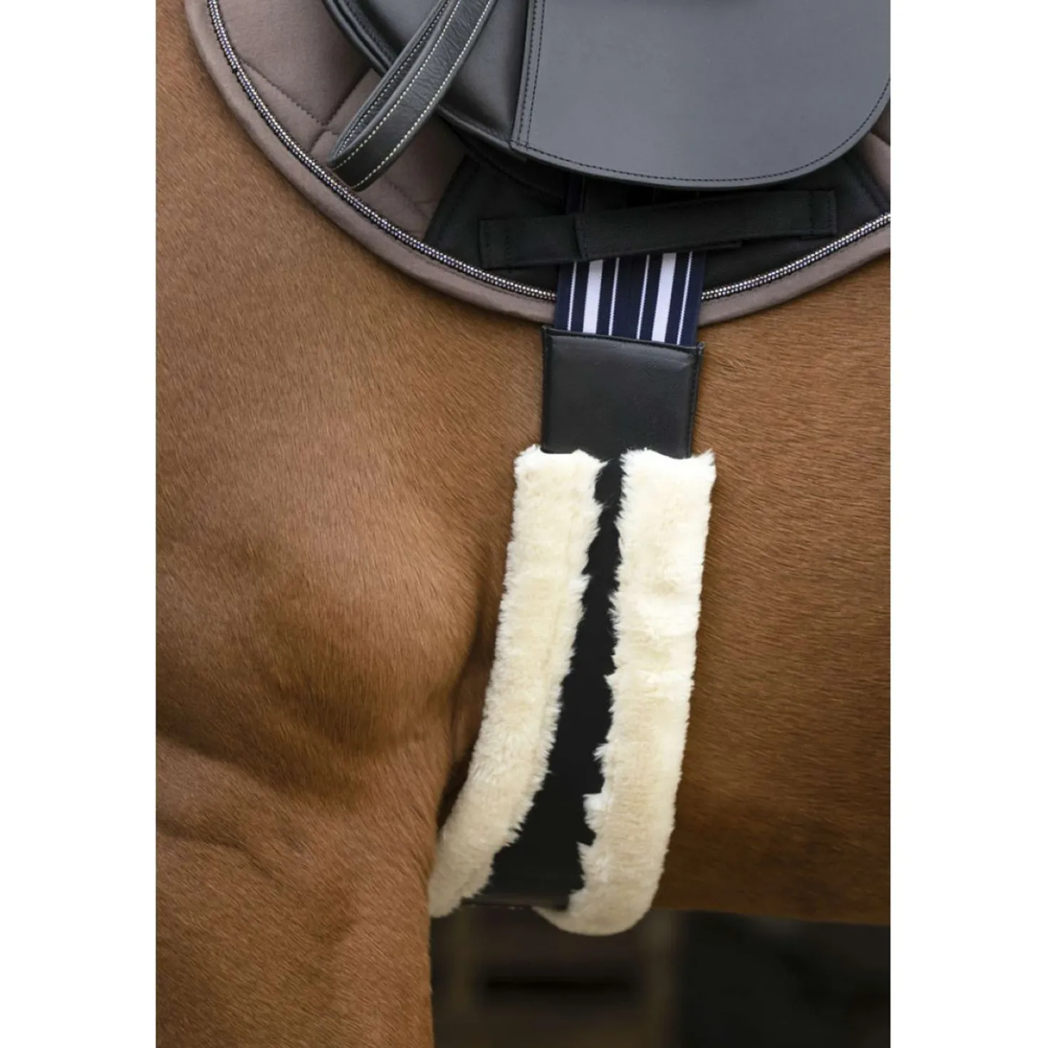 Norton Singel XTR met Synthetisch Schapenvacht Zwart/Naturel