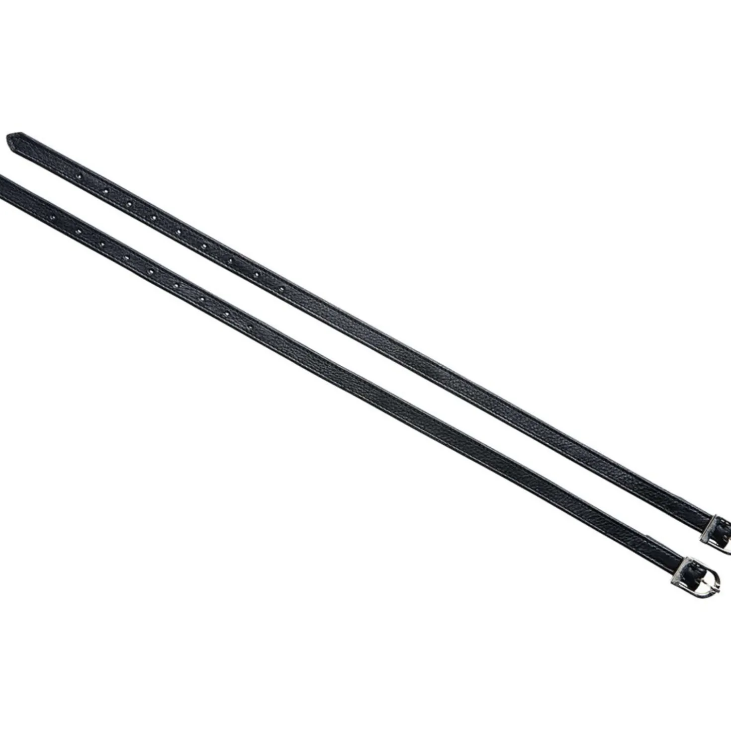 Norton Sporenriempjes Soft Leder Zwart