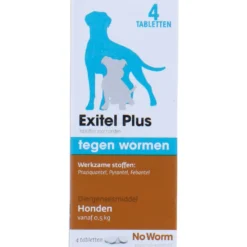 No Worm Exitel Hond