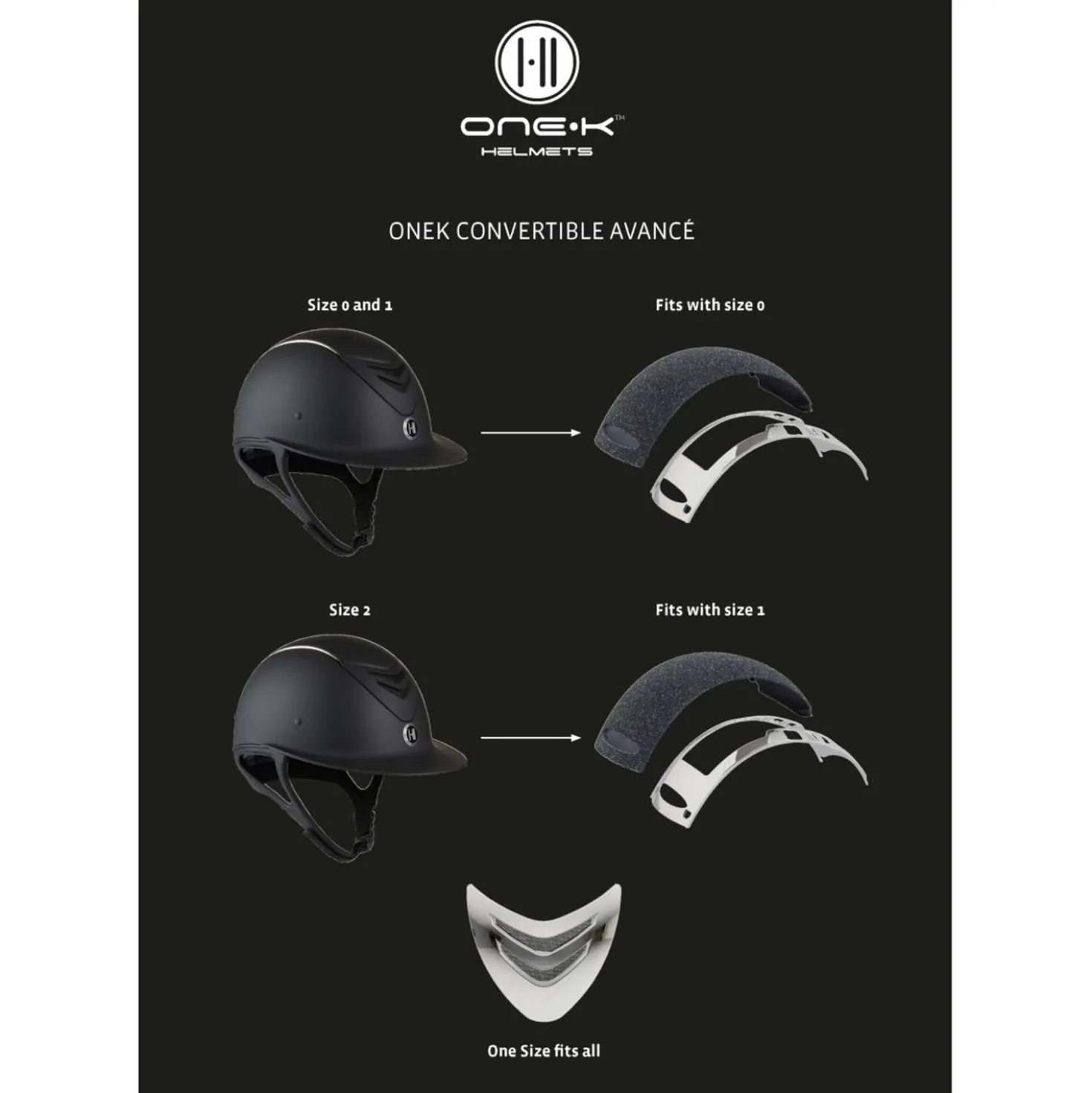 OneK Cap Avancé Convertible Matt Navy
