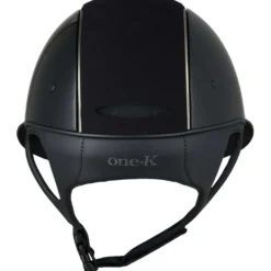 OneK Cap Avancé Glossy Chamude Chrome Lijnen Zwart