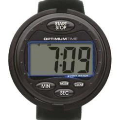 Optimum time Stopwatch Zwart
