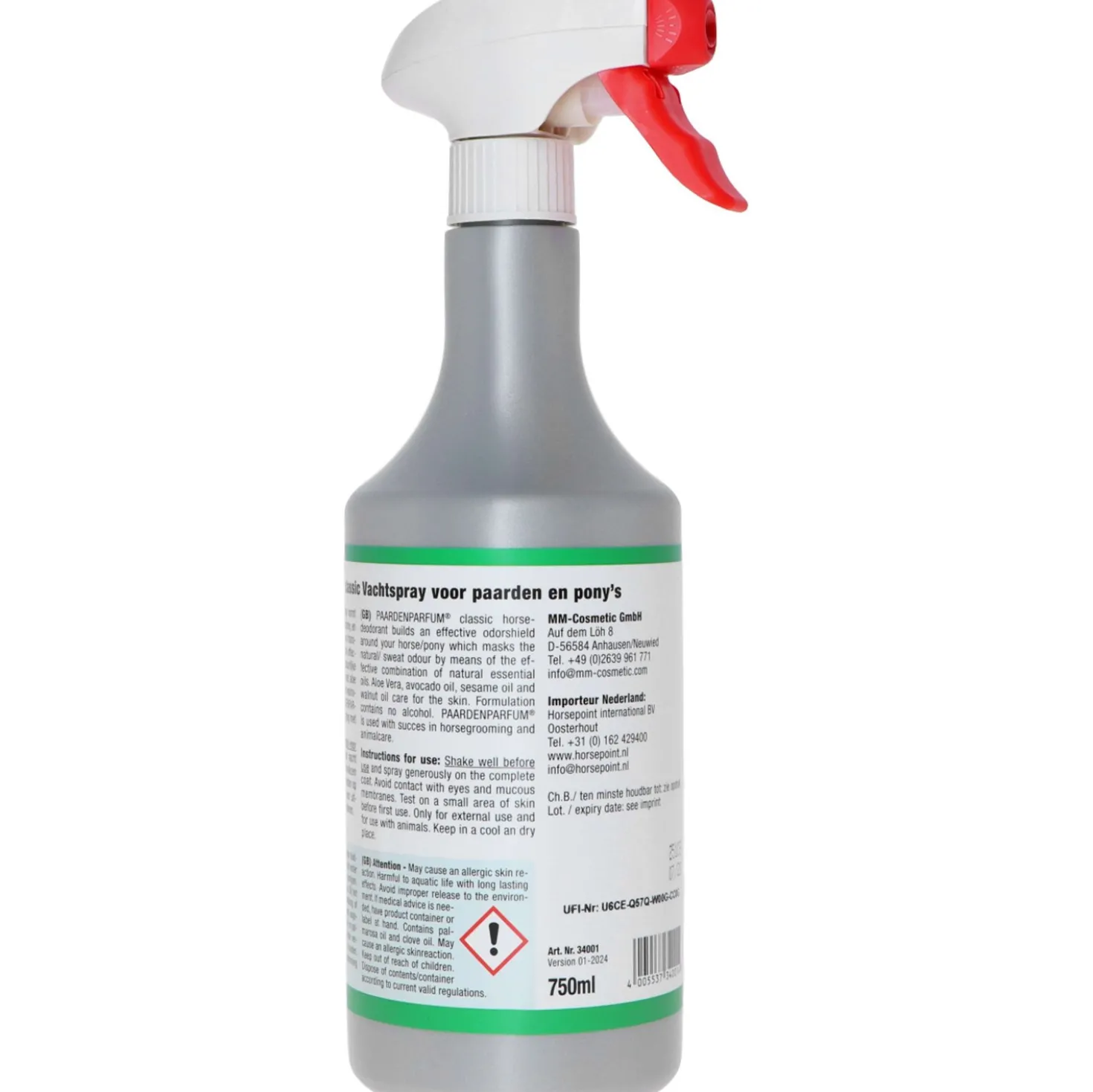 PaardenParfum Vachtspray Klassiek