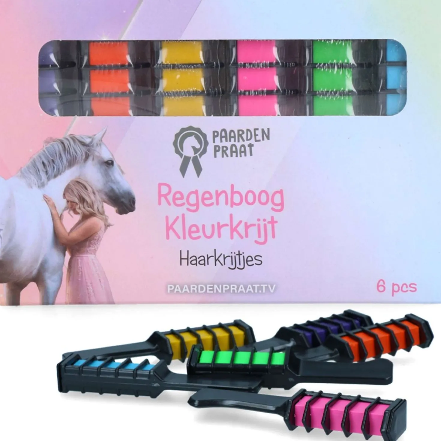Paardenpraat Haarkrijt Regenboog