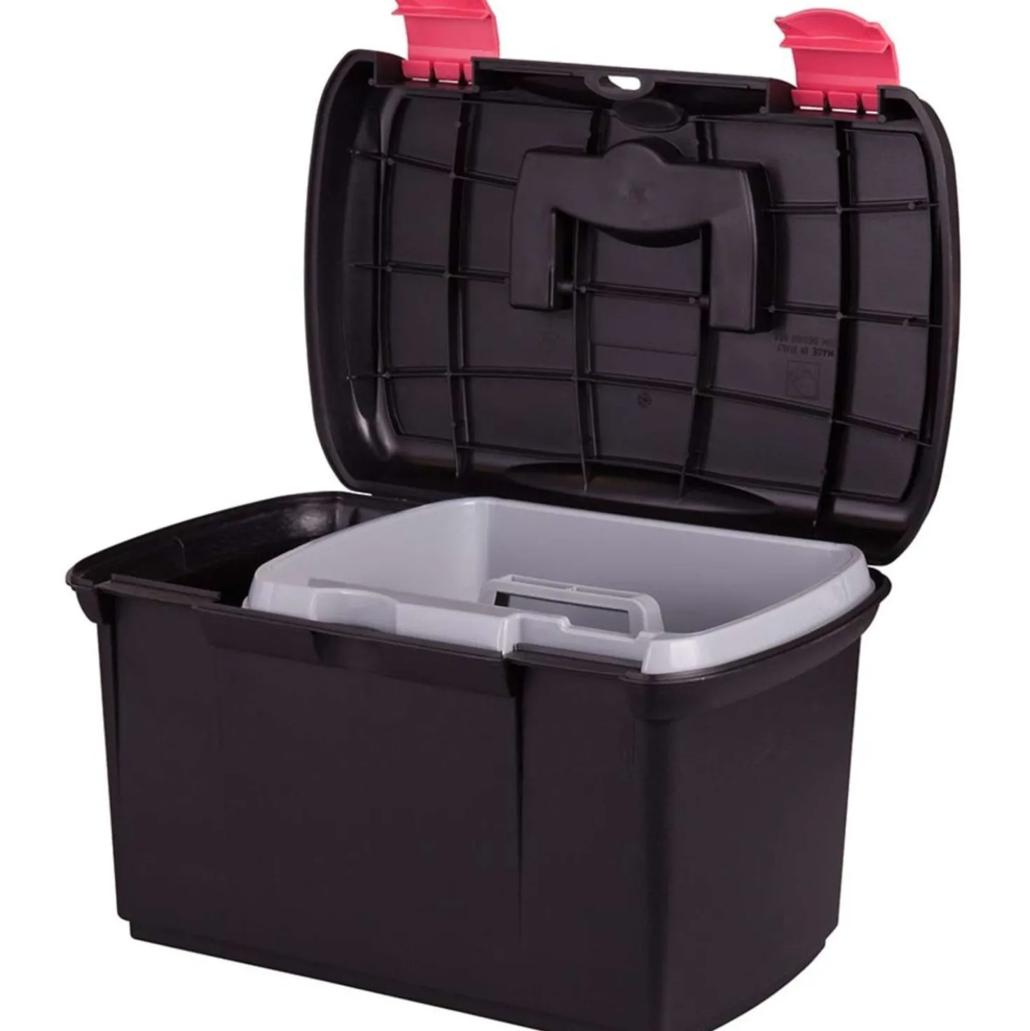 Panaro Poetsbox Carlo Original Deksel Inzet Zwart/Fuchsia