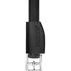 Passier Stijgbeugelriemen Velvet Touch Mono Zwart