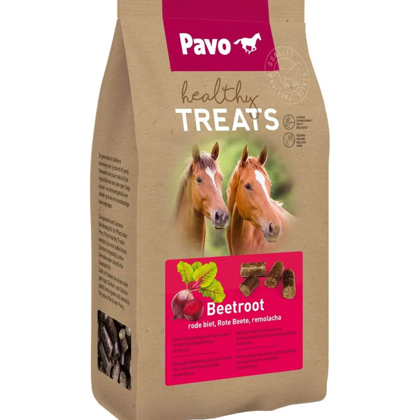 Pavo Healthy Treats Rode Biet