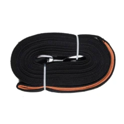 Pawise Flat Leashwith Loop Zwart