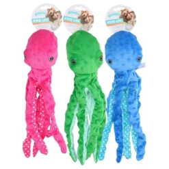 Pawise Hondenspeeltje Plush Octopus Multicolor