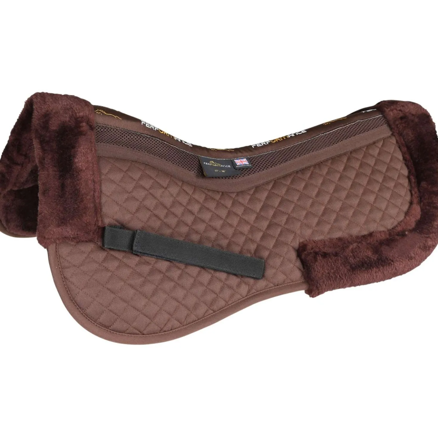 Performance by Shires Zadelonderlegger Volledig Gevoerd Bruin