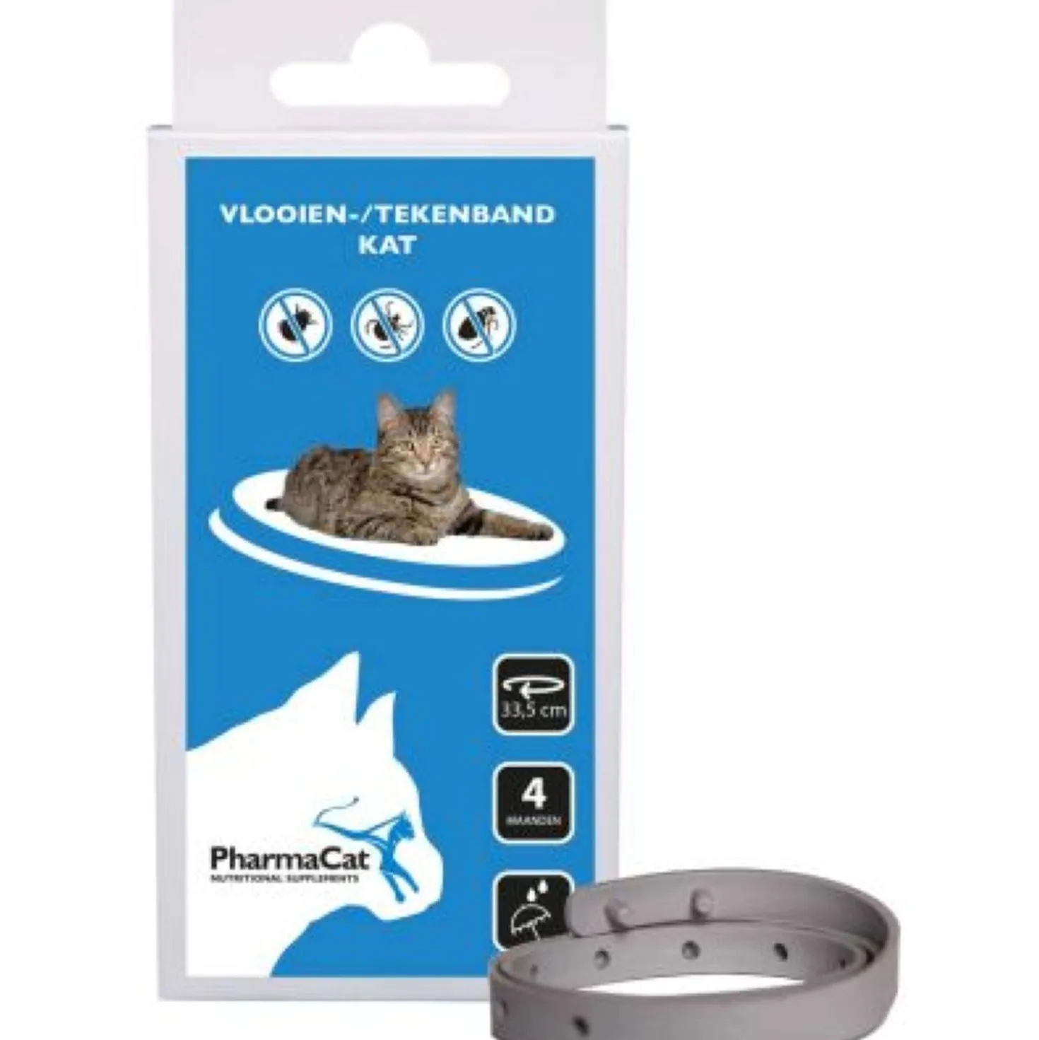 PharmaDog Teken en Vlooien Halsband Kat
