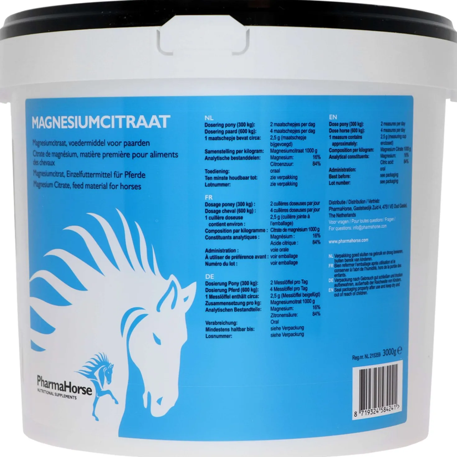 PharmaHorse Magnesium Citraat
