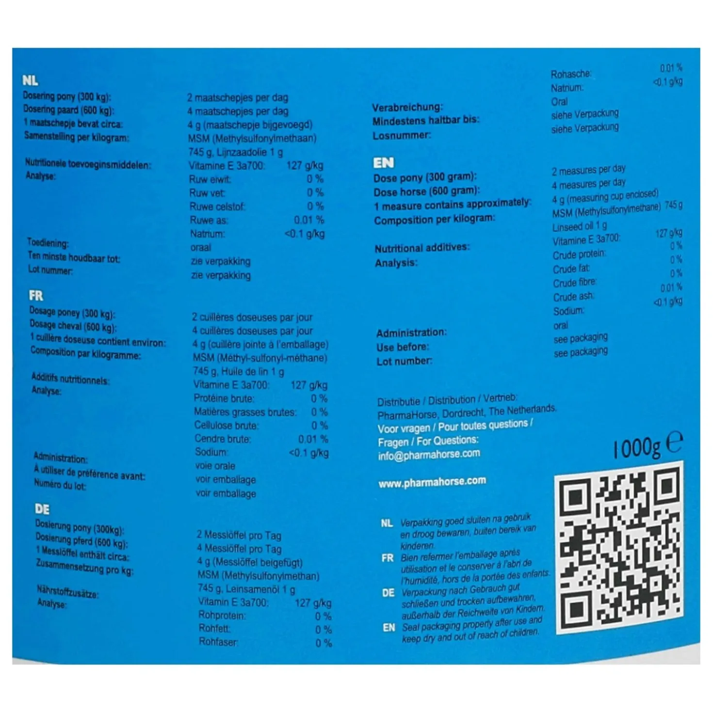 PharmaHorse Vitamine E+
