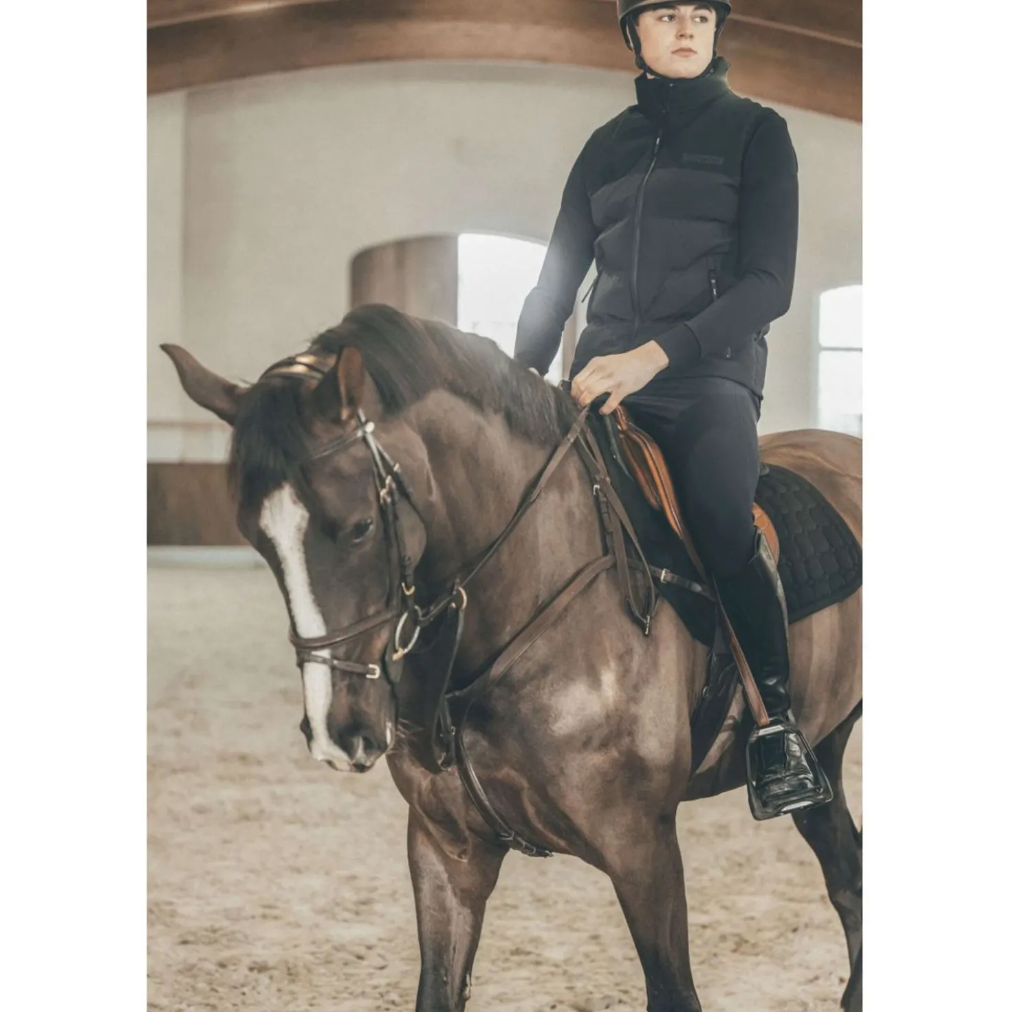 Pikeur Bodywarmer Quilted Athleisure AW26 Heren Zwart