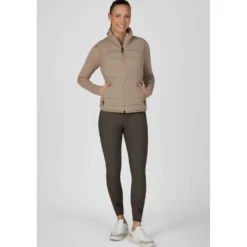 Pikeur Bodywarmer Quilted FlexVest Athleisure AW26 Mocha Cream