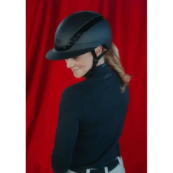 Pikeur Cap AirLuxe Pure Lange klep Zwart
