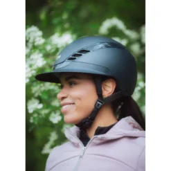 Pikeur Cap AirLuxe Pure Lange klep Midnight Blue