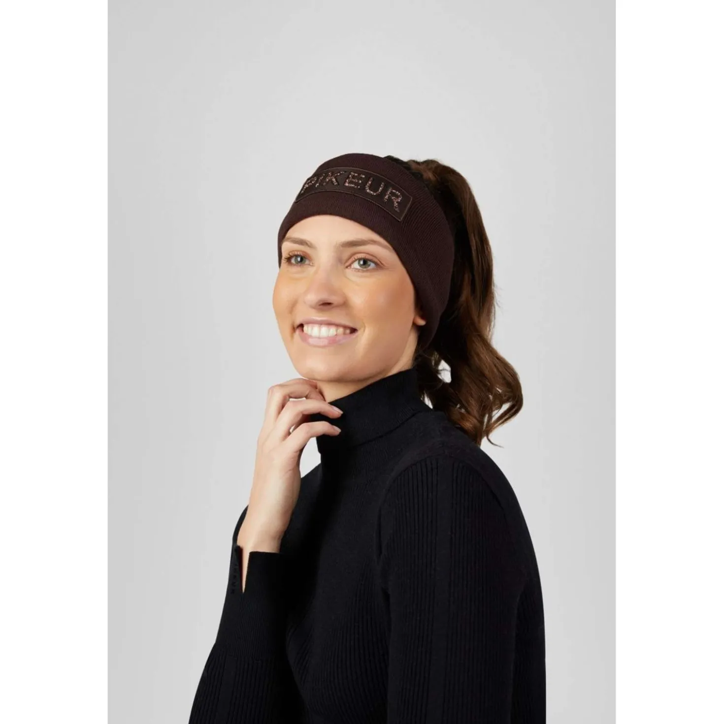 Pikeur Hoofdband Cotton Athleisure AW26 Chocolate Brown