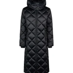 Pikeur Lange Jas QuiltDiamond Selection AW26 Zwart