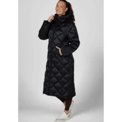 Pikeur Lange Jas QuiltDiamond Selection AW26 Zwart