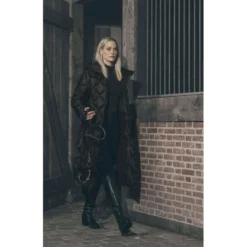 Pikeur Lange Jas QuiltDiamond Selection AW26 Chocolate Brown