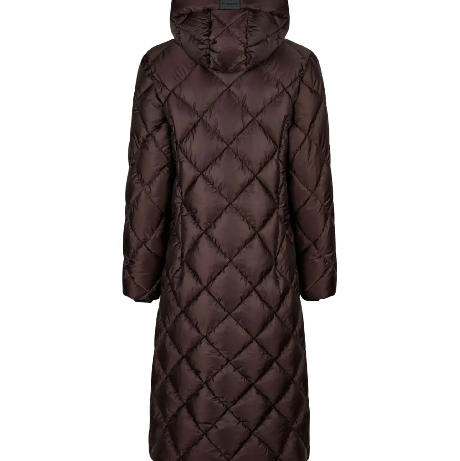 Pikeur Lange Jas QuiltDiamond Selection AW26 Chocolate Brown