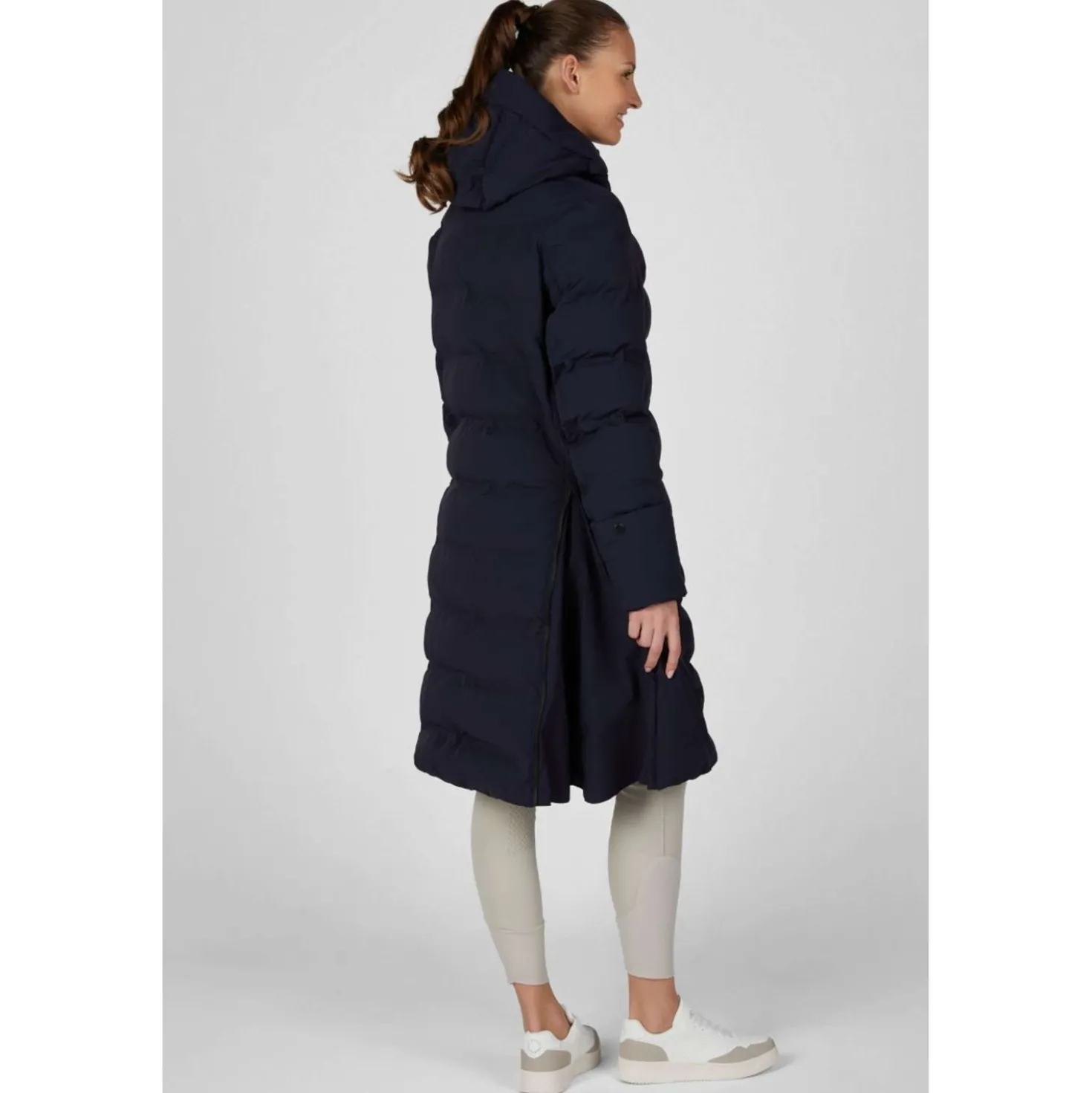 Pikeur Lange Jas Quilted Raincoat Athleisure AW26 Nightblue