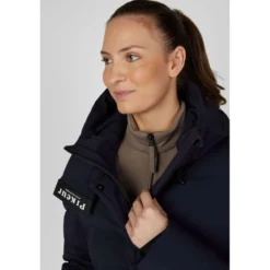Pikeur Lange Jas Quilted Raincoat Athleisure AW26 Nightblue