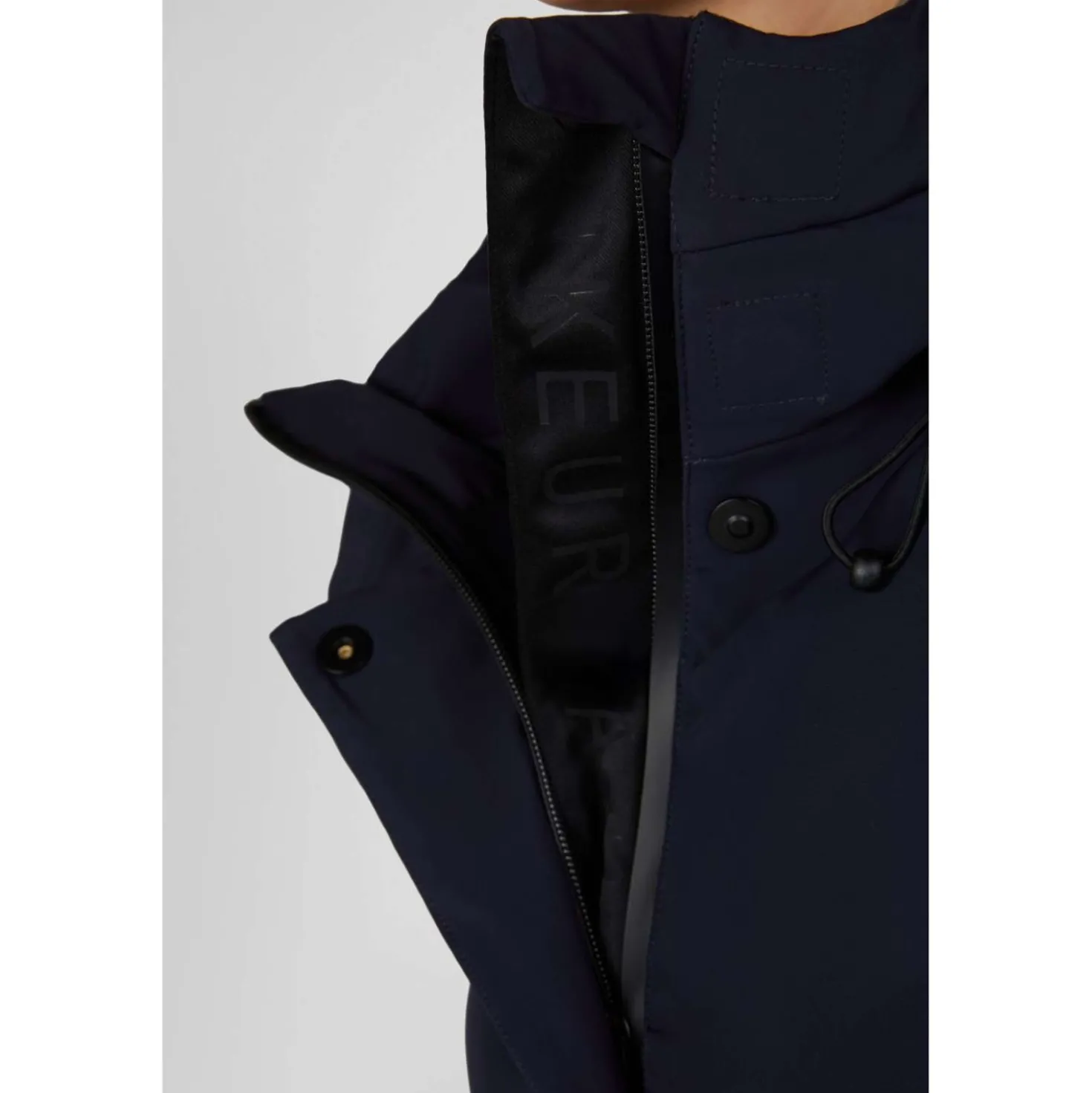 Pikeur Lange Jas Quilted Raincoat Athleisure AW26 Nightblue