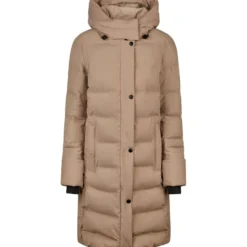 Pikeur Lange Jas Quilted Raincoat Athleisure AW26 Mocha Cream