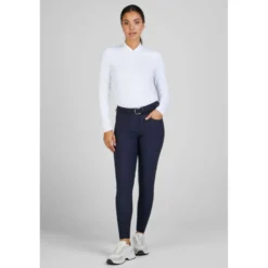 Pikeur Rijbroek Camie Full Grip Silicon Nightblue