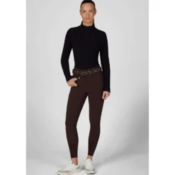 Pikeur Rijbroek Cantira MatrixGripTec Highwaist Full Grip Chocolate Brown