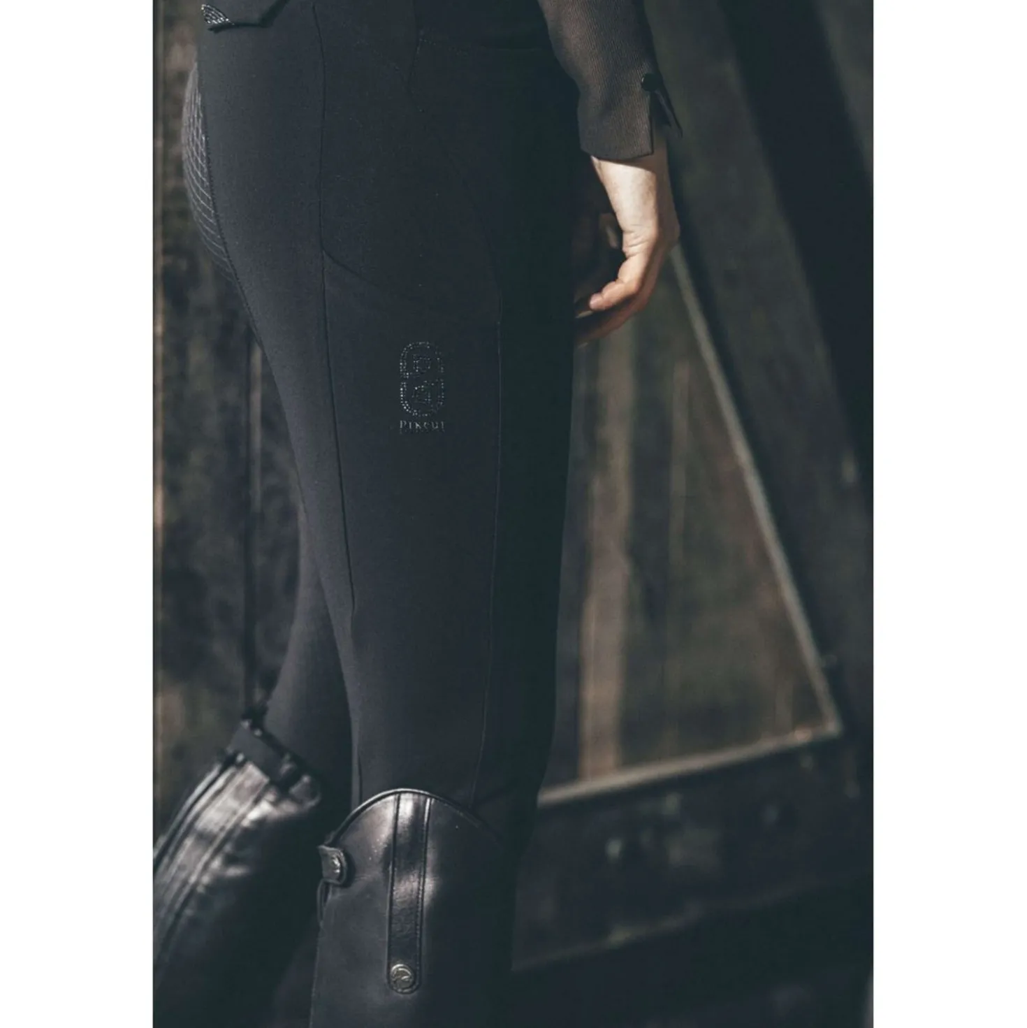 Pikeur Rijbroek Cantira MatrixGripTec Highwaist Full Grip Zwart
