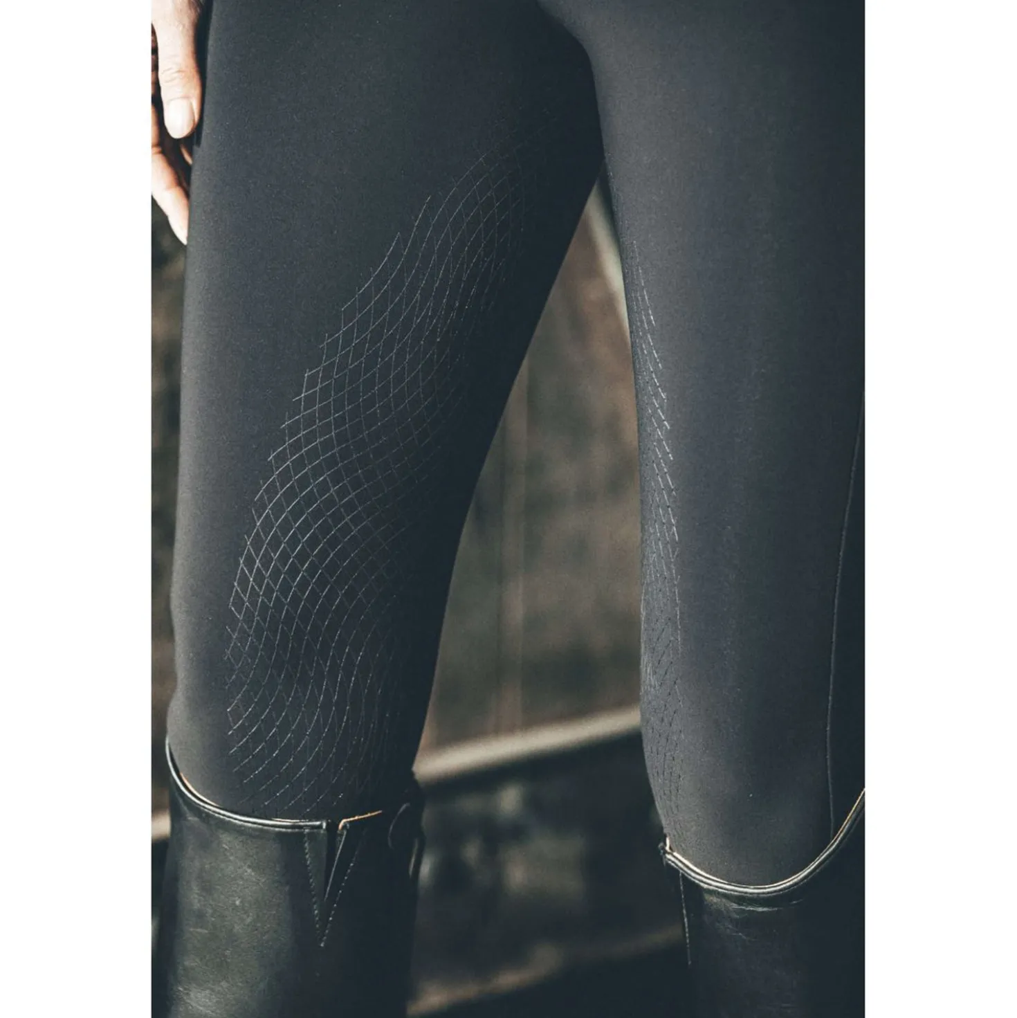 Pikeur Rijbroek Cantira MatrixGripTec Highwaist Full Grip Zwart