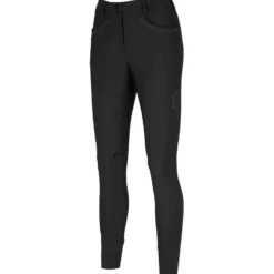 Pikeur Rijbroek Ceelina Full Grip Silicon Zwart