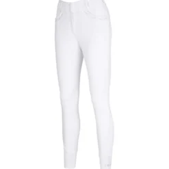 Pikeur Rijbroek Ceelina Full Grip Silicon Wit