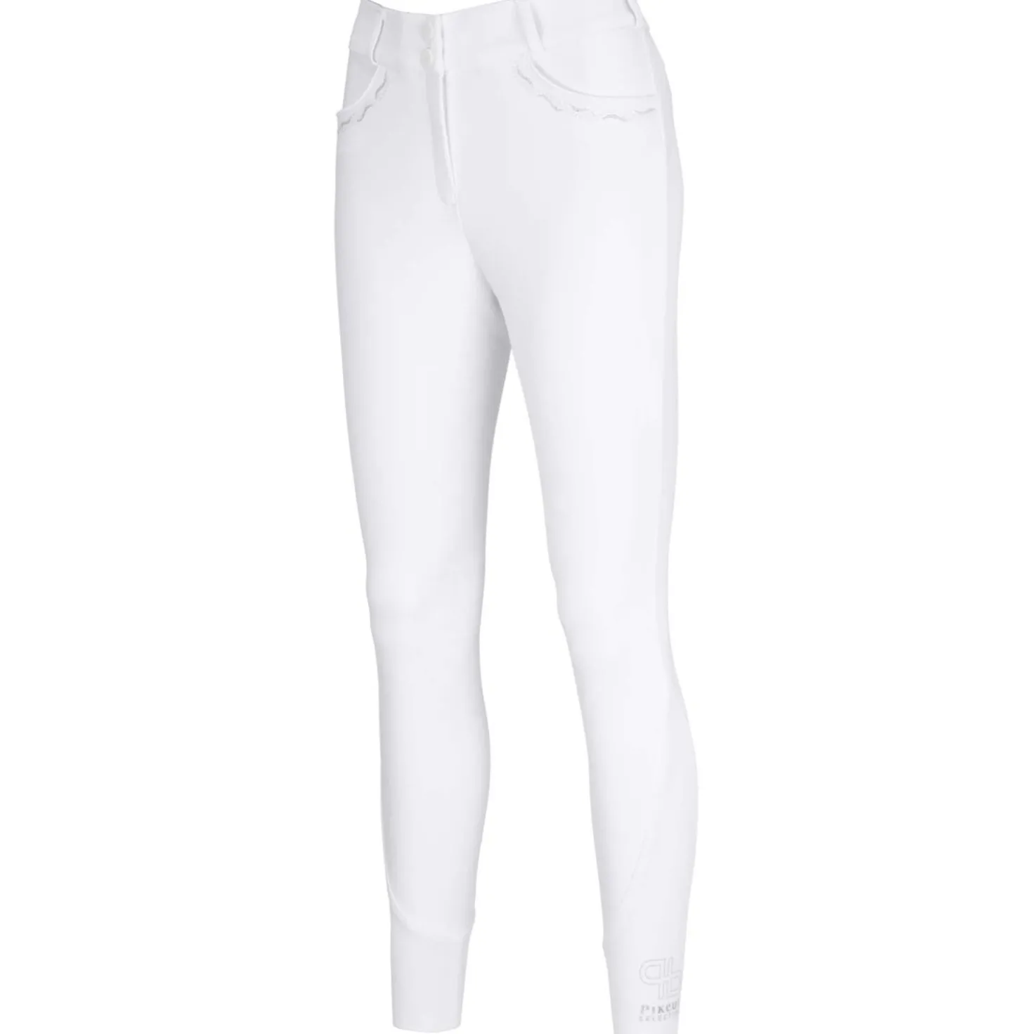 Pikeur Rijbroek Ceelina Full Grip Silicon Wit